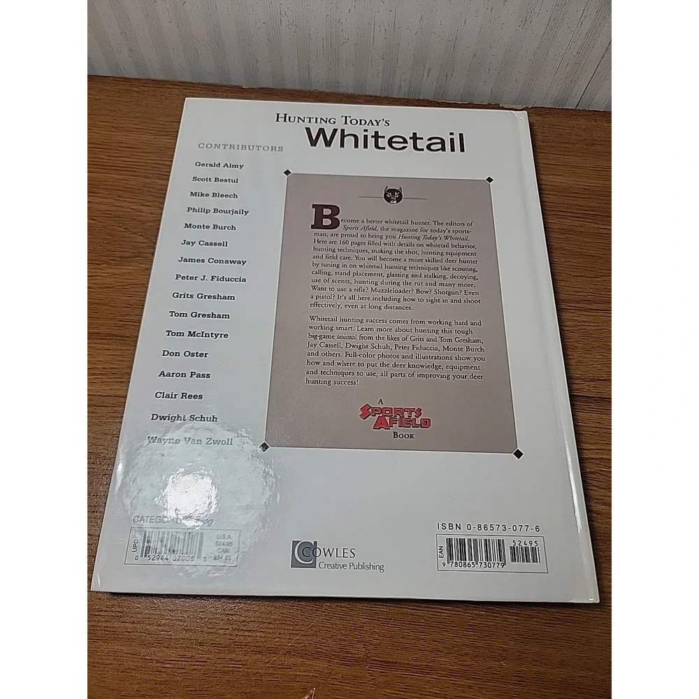 Gerald Almy Hunting Today's Whitetail Hardcover 1997 Sports‎ Afield Book Ex Con